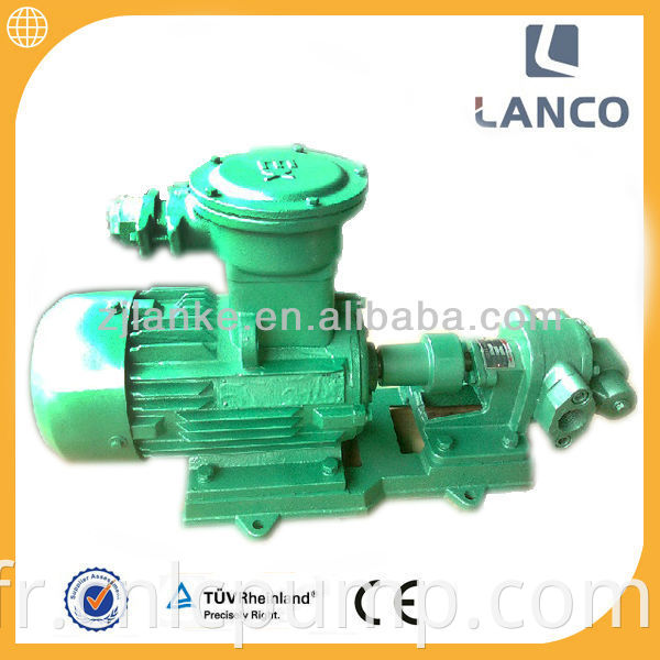 Pompe à huile rotative à engrenages standard KCB-200 de marque Lanco avec moteur de 4 kw